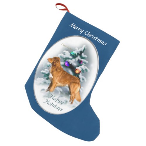 Nova Scotia Duck Toller Christmas Small Christmas Stocking