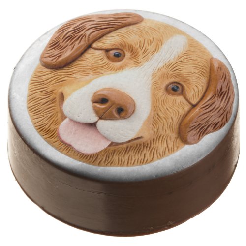 Nova Scotia Duck Toller Dog 3D Inspired Chocolate Covered Oreo