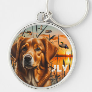 Nova Scotia Duck Toller Personalized Keychain