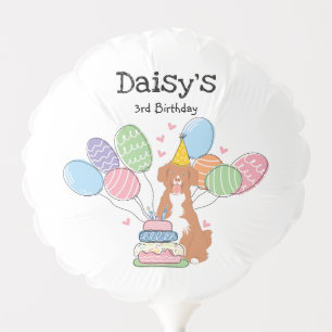 Nova Scotia Duck Tolling Retrieve Birthday Balloon