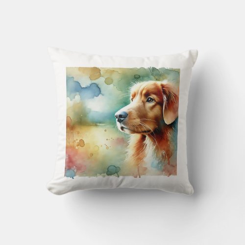 Nova Scotia Duck Tolling Retriever 080724AREF120 _ Throw Pillow