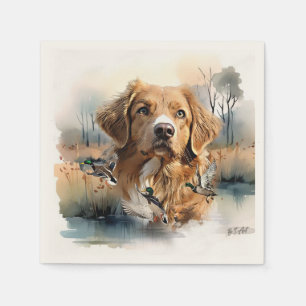 Nova Scotia Duck Tolling Retriever, Art Napkins