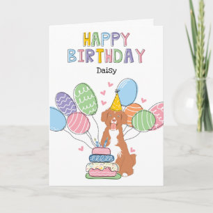 Nova Scotia Duck Tolling Retriever Birthday Card