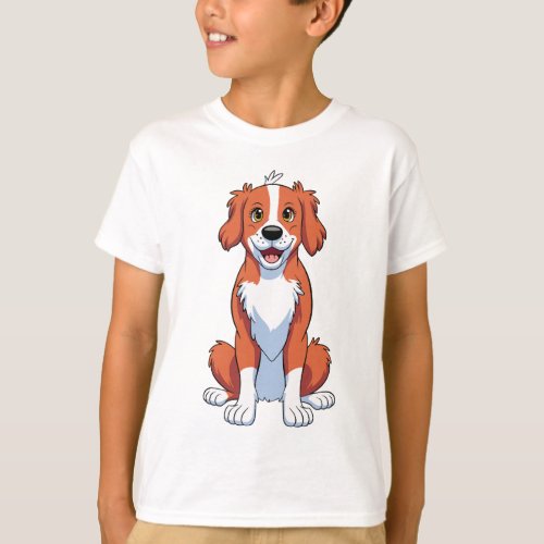 Nova Scotia Duck Tolling Retriever Cartooned Cuten T_Shirt