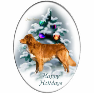 Nova Scotia Duck Tolling Retriever Christmas Gifts Cutout