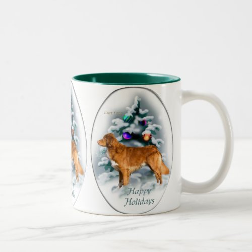 Nova Scotia Duck Tolling Retriever Christmas Gifts Two_Tone Coffee Mug