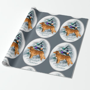 Nova Scotia Duck Tolling Retriever Christmas Wrapping Paper