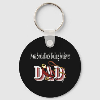 NOVA SCOTIA DUCK Tolling Retriever dad Keychain