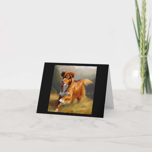 Nova Scotia Duck_Tolling Retriever Dog Card