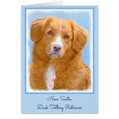 Nova Scotia Duck Tolling Retriever Dog Painting