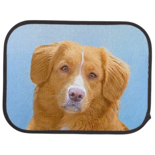 Nova Scotia Duck Tolling Retriever Dog Painting Car Mat