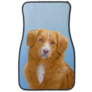 Nova Scotia Duck Tolling Retriever Dog Painting Car Mat