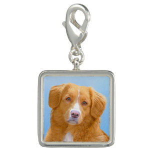 Nova Scotia Duck Tolling Retriever Dog Painting Charm