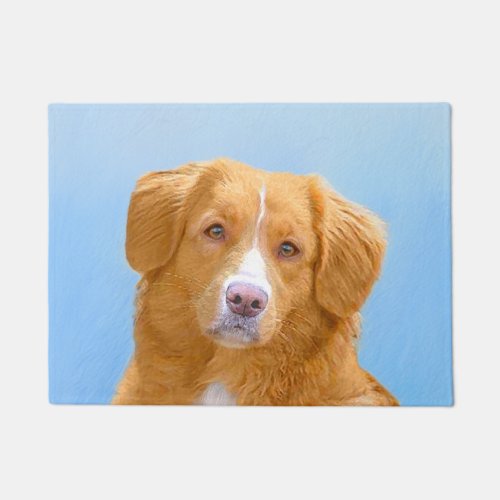 Nova Scotia Duck Tolling Retriever Dog Painting Doormat