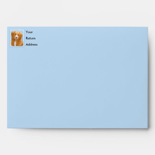 Nova Scotia Duck Tolling Retriever Dog Painting Envelope