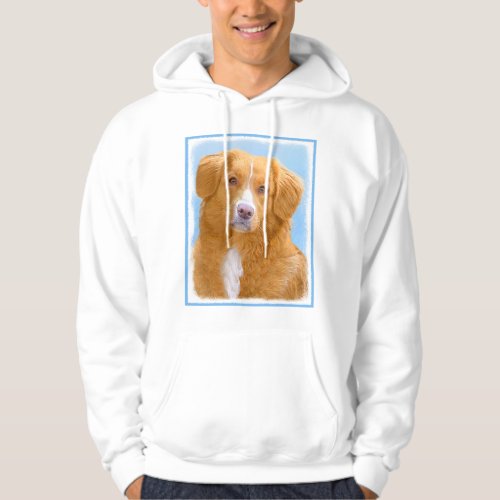 Nova Scotia Duck Tolling Retriever Dog Painting Hoodie