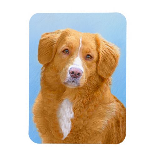 Nova Scotia Duck Tolling Retriever Dog Painting Magnet