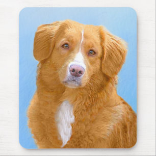 Nova Scotia Duck Tolling Retriever Dog Painting Mouse Pad
