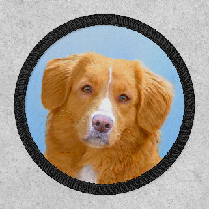 Nova Scotia Duck Tolling Retriever Dog Painting Patch