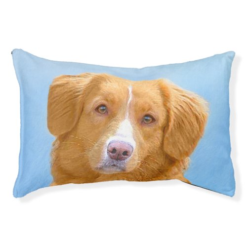 Nova Scotia Duck Tolling Retriever Dog Painting Pet Bed