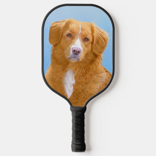 Nova Scotia Duck Tolling Retriever Dog Painting Pickleball Paddle