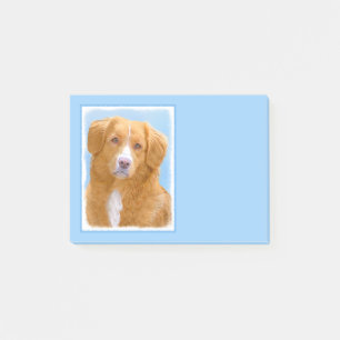 Nova Scotia Duck Tolling Retriever Dog Painting Post-it Notes