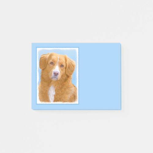 Nova Scotia Duck Tolling Retriever Dog Painting Post_it Notes