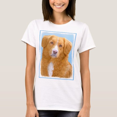 Nova Scotia Duck Tolling Retriever Dog Painting T_Shirt