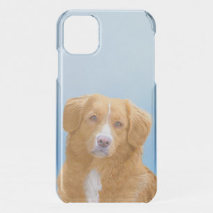 Nova Scotia Duck Tolling Retriever Dog Painting iPhone 11 Case
