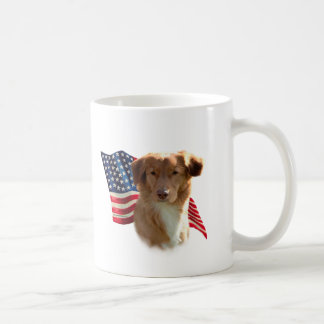 Nova Scotia Duck Tolling Retriever Flag Coffee Mug