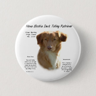 Nova Scotia Duck Tolling Retriever History Design Button
