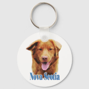 Nova Scotia Duck Tolling Retriever Name Keychain