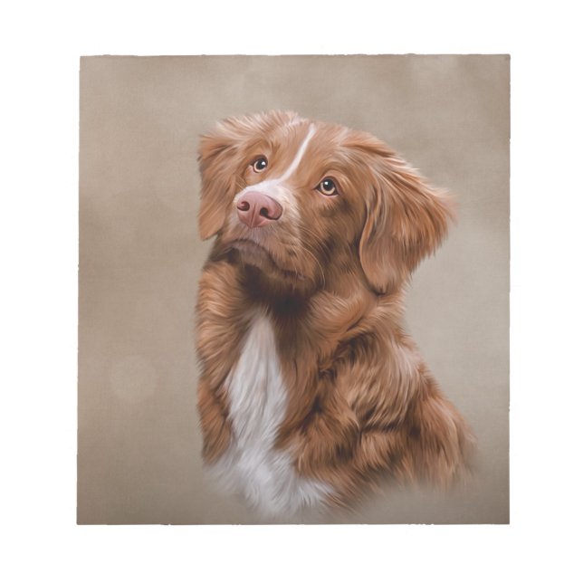 Nova Scotia Duck Tolling Retriever Notepad (Front)
