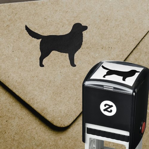 Nova Scotia Duck Tolling Retriever Silhouette Self_inking Stamp