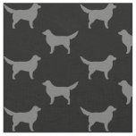 Nova Scotia Duck Tolling Retriever Silhouettes Fabric