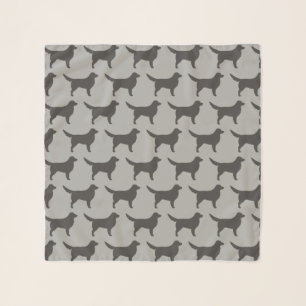 Nova Scotia Duck Tolling Retriever Silhouettes Scarf