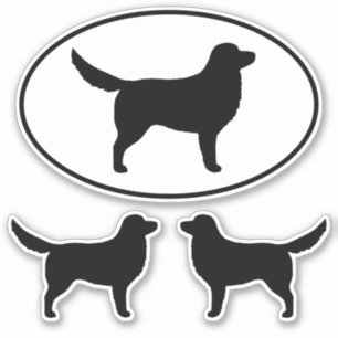 Nova Scotia Duck Tolling Retriever Silhouettes Sticker