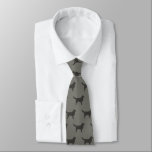 Nova Scotia Duck Tolling Retriever Silhouettes Tie<br><div class="desc">This original Tollers pattern neck tie makes a great gift for dog dads! Available in a variety of colors, this cool tie makes a statement for anyone who loves a Nova Scotia Duck Tolling Retriever. An awesome gift for the guy who wears a tie for business, or for special events...</div>