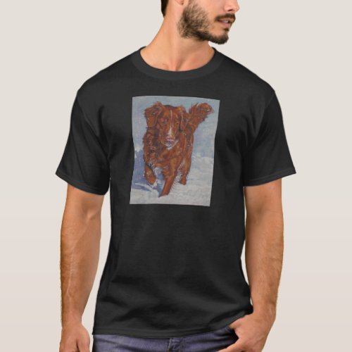 Nova Scotia Duck Tolling Retriever Toller art T_Shirt