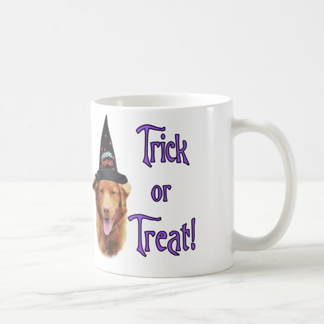 Nova Scotia Duck Tolling Retriever Trick Coffee Mug (Right)