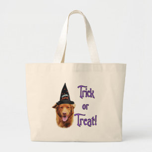 Nova Scotia Duck Tolling Retriever Trick Large Tote Bag