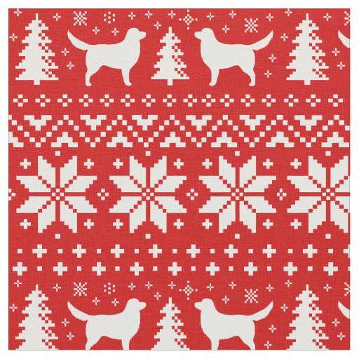 Nova Scotia Duck Tolling Retrievers Christmas Fabric