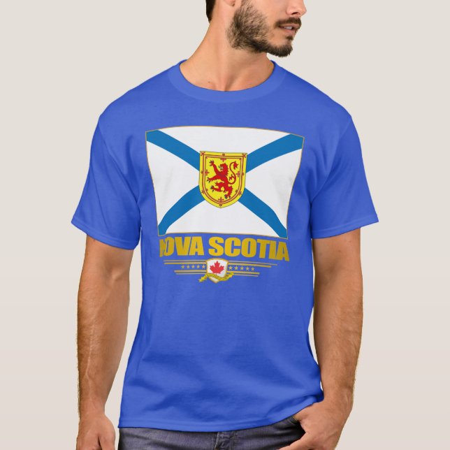Nova Scotia Flag Apparel T-Shirt (Front)