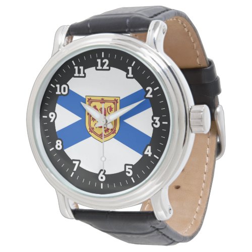 Nova Scotia Flag Graphic Dial Watch