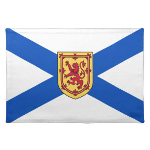 Nova Scotia flag halifax canada cloth placemat