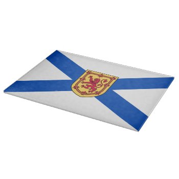 Nova Scotia Flag Halifax Canada Cutting Board by Lighthouse_Route at Zazzle