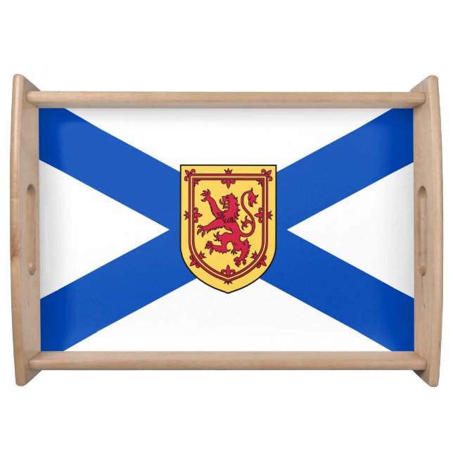 Nova Scotia flag halifax canada  Serving Tray (Front)