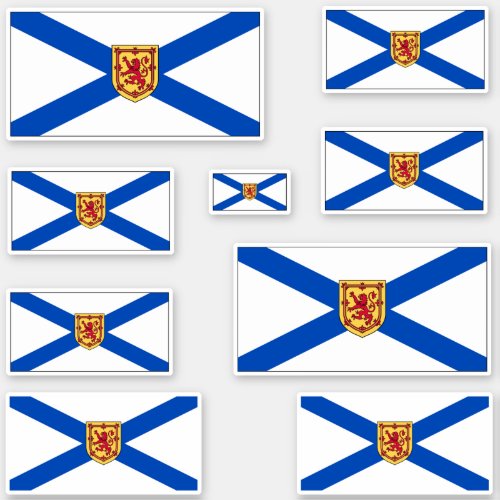 Nova Scotia Flags Graphic Sticker