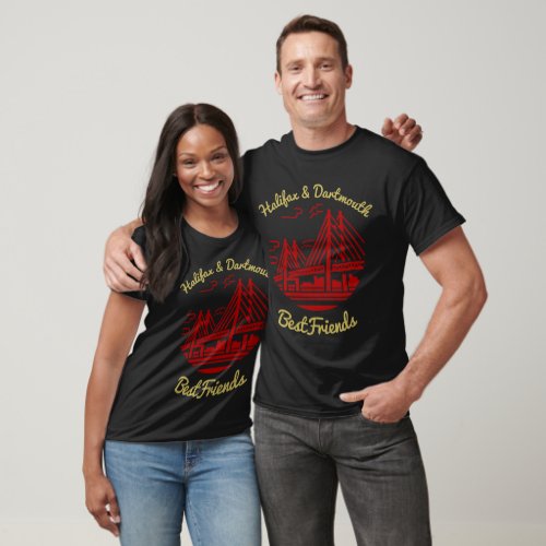 Nova Scotia Halifax and Dartmouth Bestfriends  T_Shirt