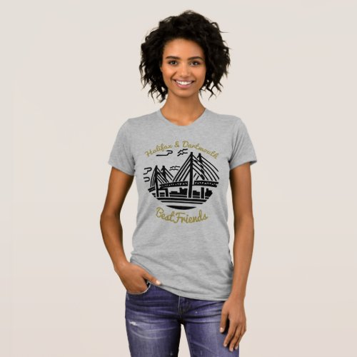 Nova Scotia Halifax Dartmouth Best friends Materni T_Shirt